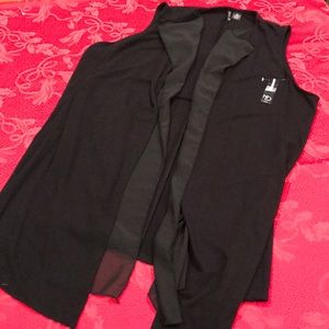 New Direction black long cardigan NWT-2X
